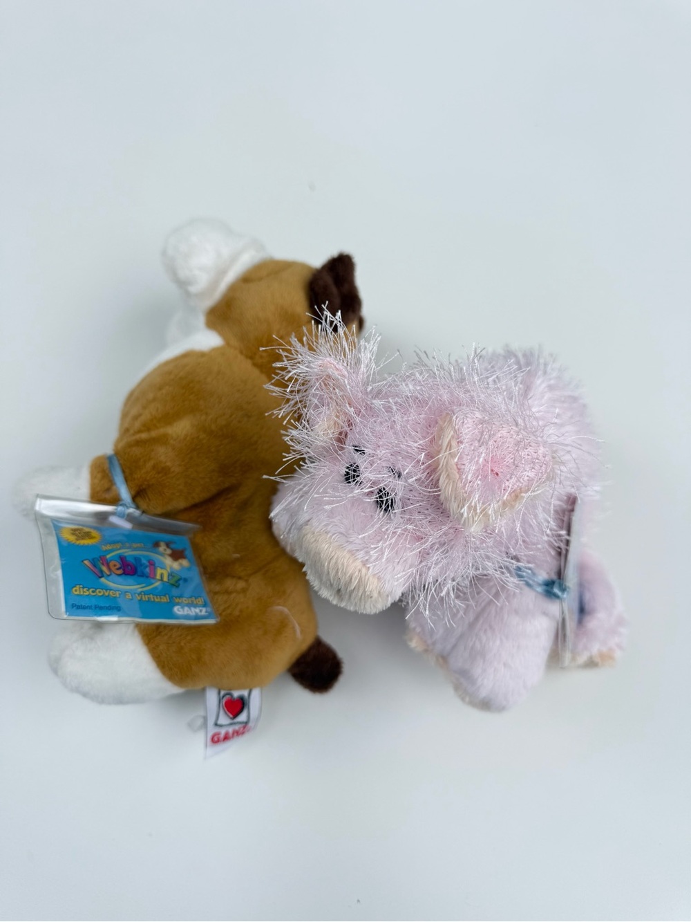 Set of 2 NWT Webkinz with codes